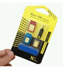 5 in 1 Metallo Nano SIM Card Micro Standard